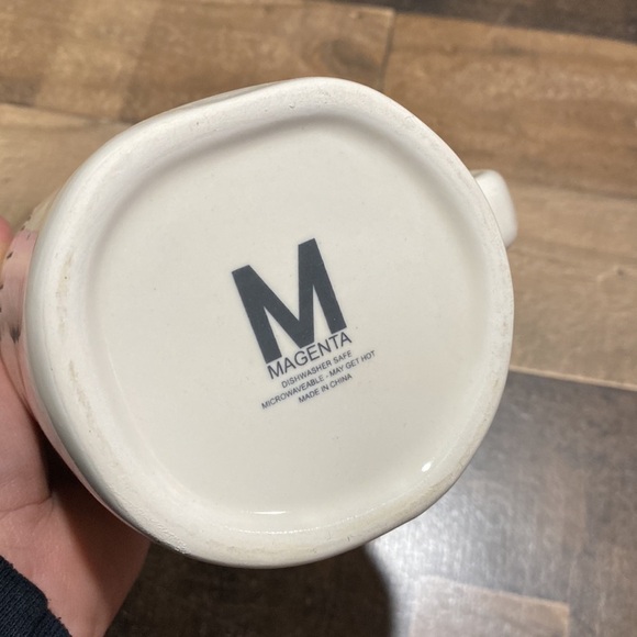 Rae Dunn mug Magenta Hashtag coffee cup NWOT - Picture 2 of 3